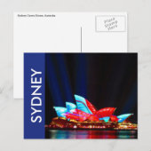 Sydney Vivid House Postkarte (Vorne/Hinten)