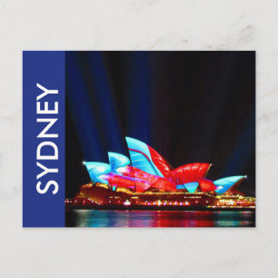 Sydney Vivid House Postkarte