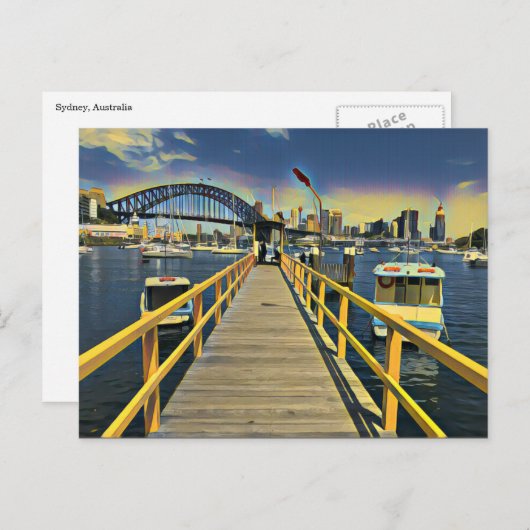 Sydney Warf Postkarte (Vorne/Hinten)
