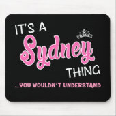 Sydney, was man nicht verstehen würde mousepad (Vorne)