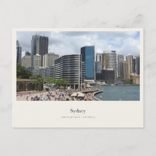 Sydney Waterfront am Circular Quay Postkarte
