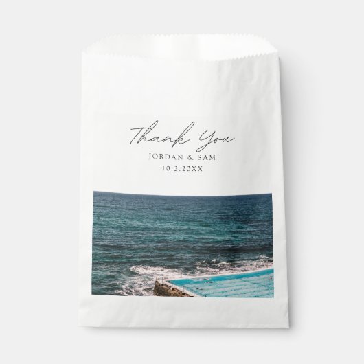 Sydney Wedding Bondi Beach Foto Geschenktütchen (Vorderseite)