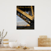 Sydney's Harbour Bridge and Opera House Poster (Küche)