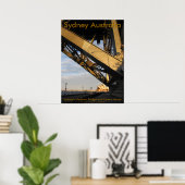 Sydney's Harbour Bridge and Opera House Poster (Heimbüro)