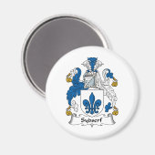 Sydserf Familienwappen Magnet (Vorderseite/Rückseite)