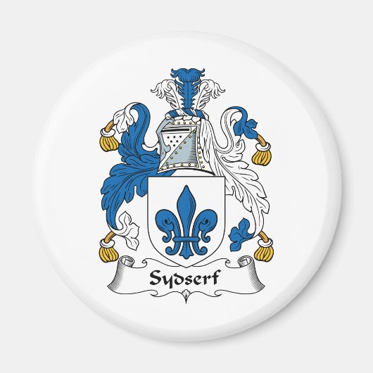 Sydserf Familienwappen Magnet (Vorne)