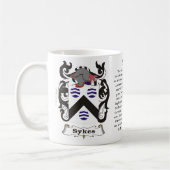 Sykes, der Ursprung, die Bedeutung und das Wappen Kaffeetasse (Links)