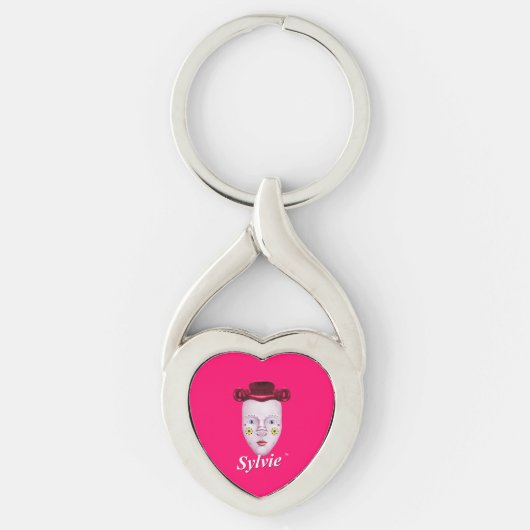 Sykvie Rosa Schlüsselanhänger (Vorderseite)