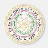 Syllabary Siegel Magnet (Vorne)