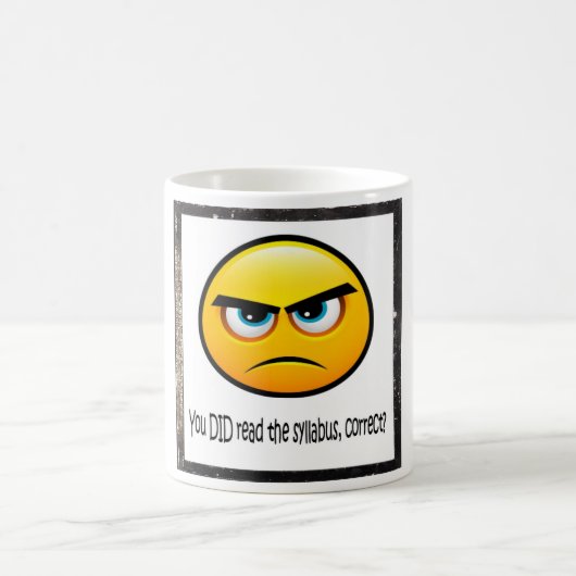 Syllabus-Erinnerungs-Tasse Kaffeetasse (Mittel)