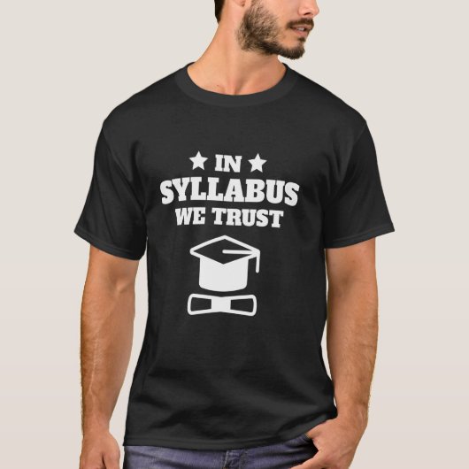 SYLLABUS PROFESSORLEHRER T-Shirt (Vorderseite)