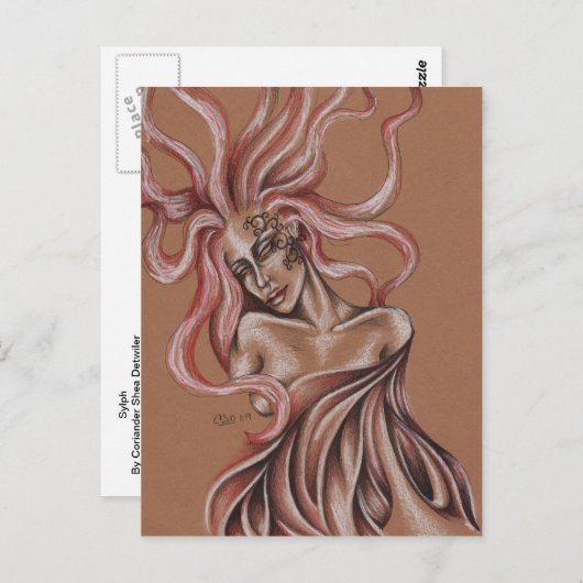 Sylph Postcard Postkarte (Vorne/Hinten)