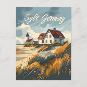 Sylt Deutschland Nordfriesische Insel Postkarte