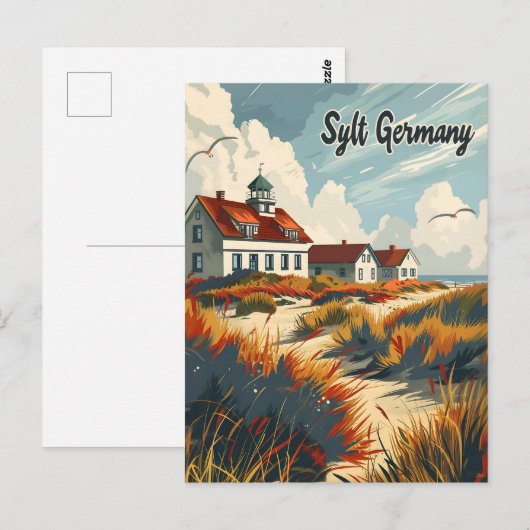 Sylt Deutschland Postkarte (Vorne/Hinten)