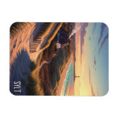 Sylt Deutschland Reise Magnet (Horizontal)