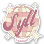 Sylt Deutschland Sticker Deko (Vorderseite)