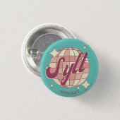 Sylt Deutschland Urlaub Souvenir pin Button (Vorne & Hinten)