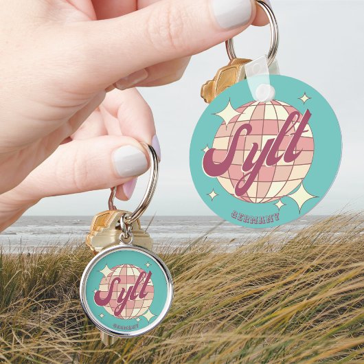 Sylt Deutschland Urlaub Strandtasche Schlüsselanhänger