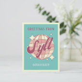 Sylt Germany Nordsee Retro Vintage Postkarte (Stehend Vorderseite)