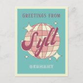 Sylt Germany Nordsee Retro Vintage Postkarte (Vorderseite)