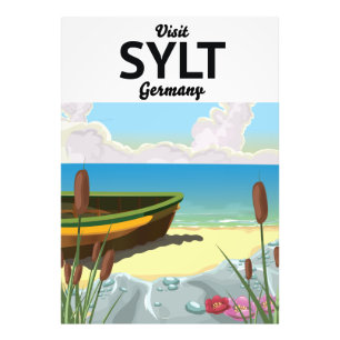 Sylt Germany Reiseplakat Fotodruck