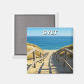 Sylt Germany Travel Magnet (Vorderseite/Rückseite)
