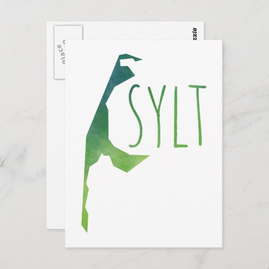 Sylt Karte (Vorne/Hinten)