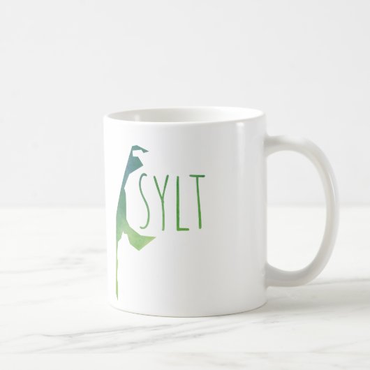 Sylt Karte Kaffeetasse (Rechts)