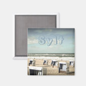 Sylt Magnet (Vorderseite/Rückseite)
