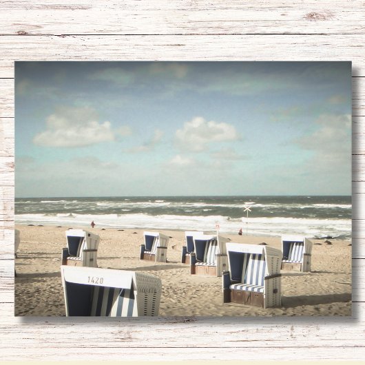 Sylt Strand Postkarte