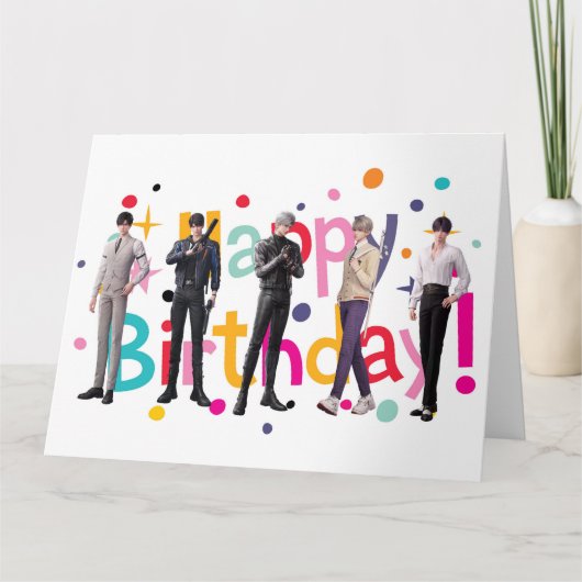 Sylus Caleb Xavie Liebe und Deepspace Inspiriert C Karte (Vorderseite)