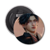 Sylus Liebe and Deep Space Button - Niedliches Sci Flaschenöffner (Vorderseite)