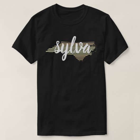 Sylva North Carolina Chill Fade T-Shirt (Design vorne)