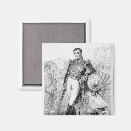 Sylvain Charles Valee , Count and Marshal Magnet (Vorderseite/Rückseite)