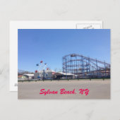 Sylvan Beach NY Postkarte (Vorne/Hinten)