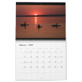 Sylvan Beach Silhouetten Calendar Kalender (Feb 2026)