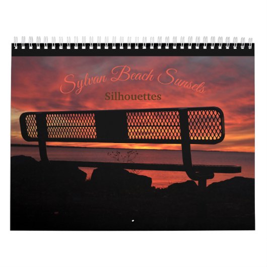 Sylvan Beach Silhouetten Calendar Kalender (Titelbild)