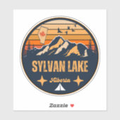Sylvan Lake, Alberta Aufkleber (Blatt)