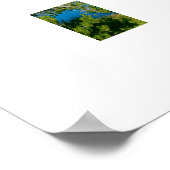 Sylvan Lake Reflection Yellowstone Nationalpark Poster (Ecke)