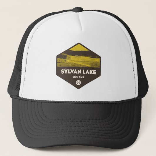 Sylvan Lake Staaten Park Colorado Truckerkappe (Vorderseite)