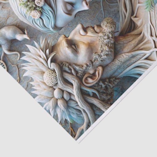 Sylvan Lovers Forest Embrace Decoupage Seidenpapier (Ausschnitt)