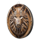 Sylvan Sentinel: Der Majestic Wood Wolf druckt Dartscheibe (Vorderseite rechts)