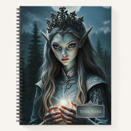 Sylvarae Nightwhisper – Fantasy-Elfen-Zauberin  Notizblock