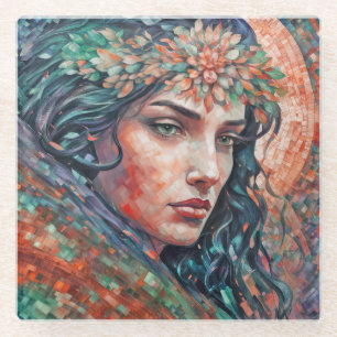 Sylvarra - Flüstern in den Tesserae Glasuntersetzer