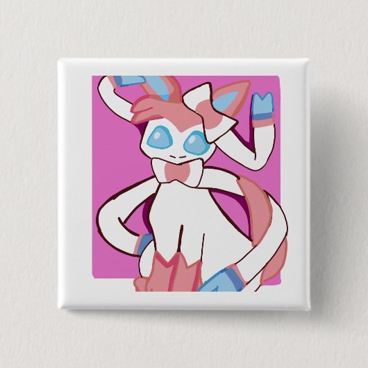Sylveon (pokemon) button (Vorderseite)