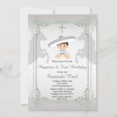 Sylver Fiesta Boy Taufe und Einladung zum Geburtst (Vorderseite)