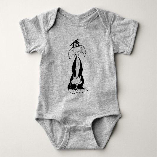 SYLVESTER™ Albern Baby Strampler (Vorderseite)