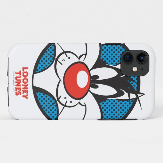 SYLVESTER™ Dotty-Symbol Case-Mate iPhone Hülle (Rückseite (Horizontal))