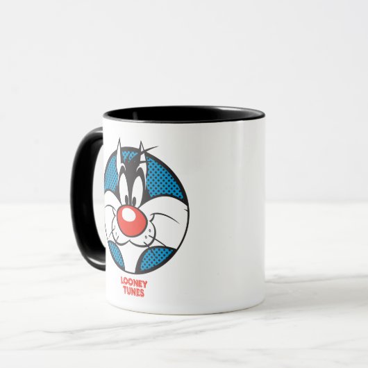 SYLVESTER™ Dotty-Symbol Tasse (Vorderseite Links)