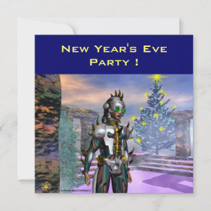 SYLVESTER EINER CYBORG FEIERTAGSKARTE